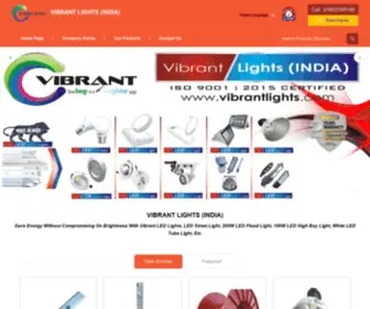 Vibrantlights.net(AC LED Street Light Manufacturer) Screenshot