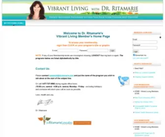 Vibrantlivingmembers.com(Unstoppable Health Community) Screenshot