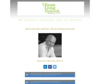 Vibrantlivingnetwork.com(Glenn Brooks) Screenshot