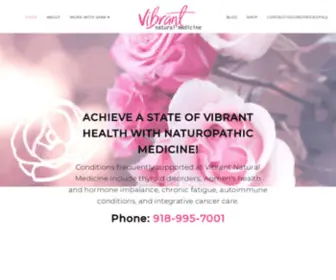 Vibrantnaturalmedicine.com(Dr. Sara Gomendi) Screenshot