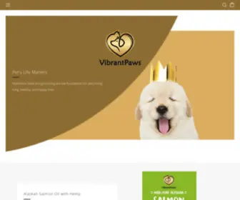 Vibrantpaws.com(Pet Healthy Treats) Screenshot