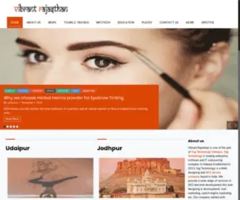 Vibrantrajasthan.com(Vibrant Rajasthan) Screenshot