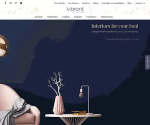 Vibrantspaces.in(Why Choose Interior Designers For Your Home) Screenshot