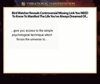 Vibrationalmanifestation.com(Vibrational Manifestation) Screenshot