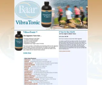 Vibratonic.com(Nutrients for Eyes) Screenshot