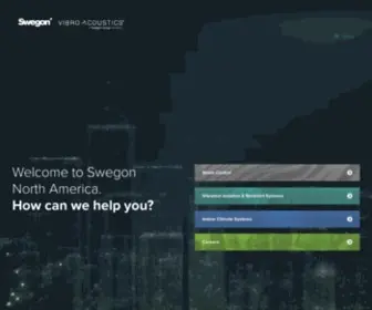Vibro-Acoustics.com(Vibro Acoustics is Swegon North America) Screenshot