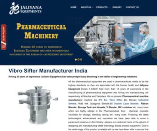 Vibrosifterindia.com(Vibro Sifter Manufacturer) Screenshot