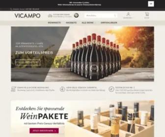 Vicampo.at(Wein online kaufen & bestellen) Screenshot