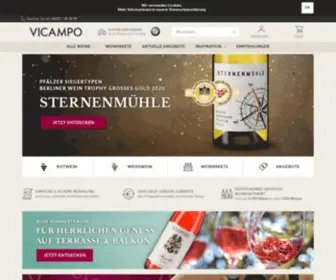 Vicampo.de(Wein online kaufen & bestellen) Screenshot