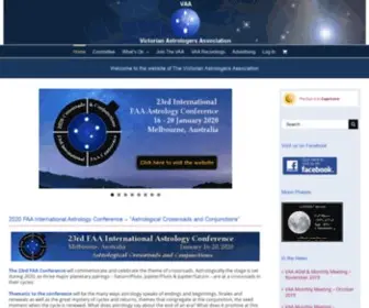 Vicastrology.net(The website of The Victorian Astrologers Association) Screenshot