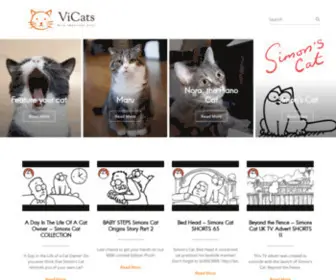 Vicats.com(Home of very important cats) Screenshot