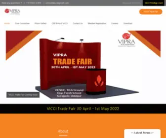 Vicciudaipur.com(The Vipra Chamber of Commerce & Industry) Screenshot