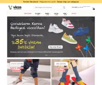 Vicco.com.tr(Türkiye'nin çocuk ayakkabı markası) Screenshot