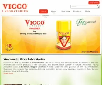 Viccolabs.com(Vicco Laboratories) Screenshot