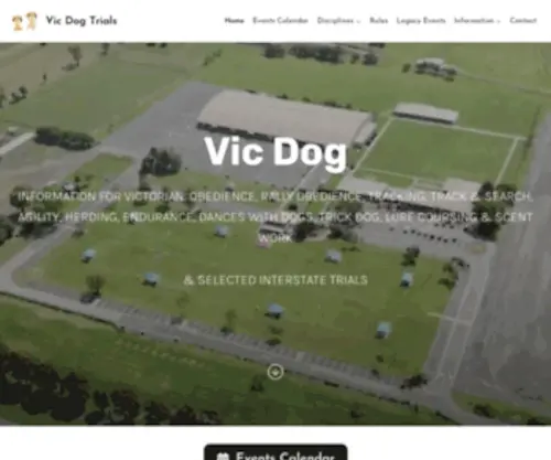 ViCDog.com(Obedience, Rally O, Tracking, Endurance, Agility DWD & Tricks Trials) Screenshot