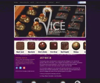 Vicechocolates.com(Vice Chocolates) Screenshot