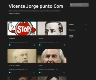 Vicentejorge.com(Vicente Jorge punto Com) Screenshot