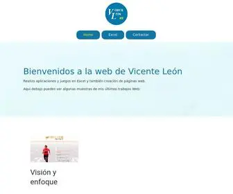 Vicenteleon.es(Vicente Leon) Screenshot