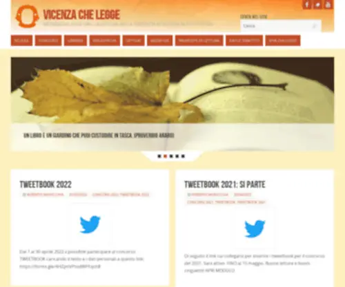 Vicenzachelegge.org(La lettura nella provincia di Vicenza in tutti i sensi) Screenshot