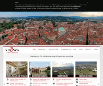 Vicenzae.org(Il portale turistico ufficiale di Vicenza e della sua provincia) Screenshot