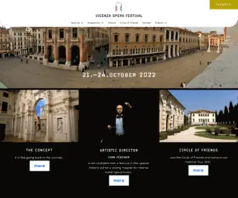 Vicenzaoperafestival.com(The Vicenza Opera Festival) Screenshot