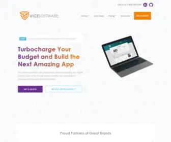 Vicesoftware.com(Cost-Effective Web Development Services) Screenshot
