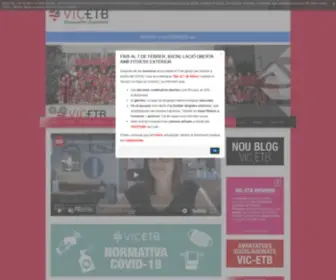 Vicetb.cat(El Club Natació Vic) Screenshot