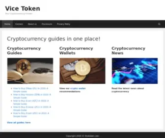 Vicetoken.com(Vicetoken) Screenshot