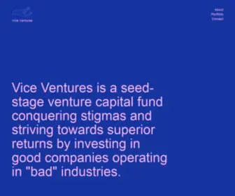 Viceventures.com(Vice Ventures) Screenshot