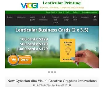 VicGi.com(Lenticular Printing by ViCGI) Screenshot