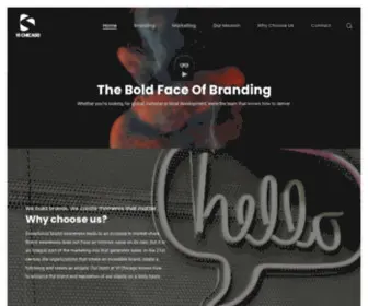 Vichicago.com(The Bold Face Of Branding) Screenshot