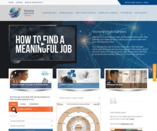 Vichighcareers.com(Victoria High Careers) Screenshot
