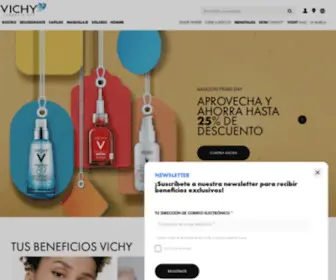 Vichy.com.mx(Laboratorios Vichy: cosmética) Screenshot