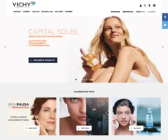 Vichy.es(Laboratorios Vichy: cosmética y tratamientos rostro y cuerpo) Screenshot