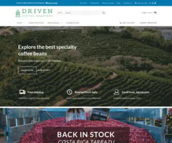 Vicinitycoffee.com(Driven Coffee Roasters) Screenshot