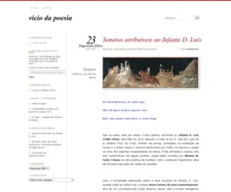 Viciodapoesia.com(Vicio da poesia) Screenshot