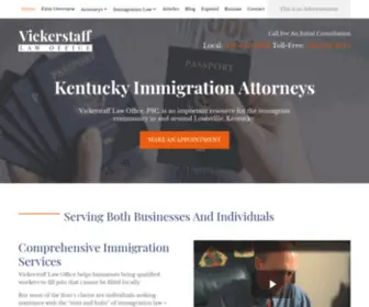 Vickerstafflaw.com(Vickerstaff Law Office) Screenshot