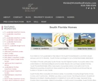 Vickierealestate.com(Ft. lauderdale waterfront homes) Screenshot