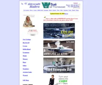 Vickivt.com(Airplanes For Sale) Screenshot