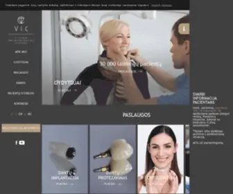Vicklinika.lt(Vilniaus implantologijos centras) Screenshot
