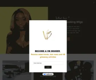 Vickyboateng.com(Vicky Boateng) Screenshot