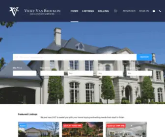 Vickyvanbrocklin.com(Real Estate) Screenshot