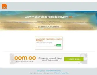 Vickyvelezpropiedades.com.co(Vickyvelezpropiedades) Screenshot