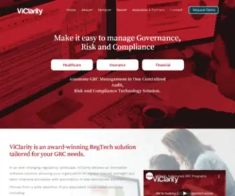 Viclarityus.com(ViClarity Home) Screenshot