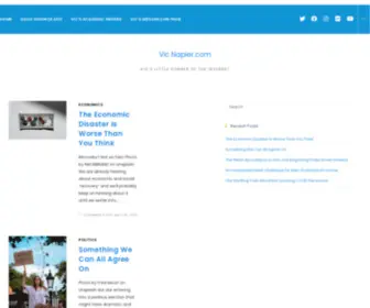 Vicnapier.com(Vic's Little Corner of the Internet) Screenshot