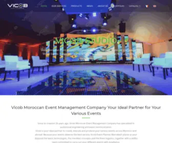 Vicobmaroc.com(Moroccan Event Management Company) Screenshot