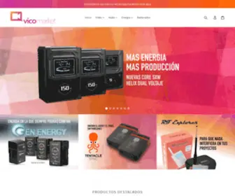 Vicomarket.com(Insumos y Soluciones para el Productor Audiovisual Profesional) Screenshot