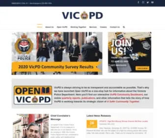 VicPd.ca(Victoria Police Department) Screenshot