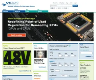 Vicr.com(Modular solutions for your power system) Screenshot