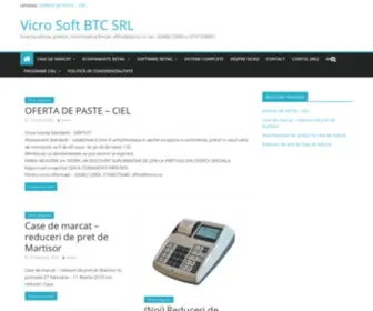 Vicro.ro(Vicro Soft BTC SRL) Screenshot